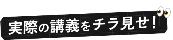 実際の講義をチラ見せ
